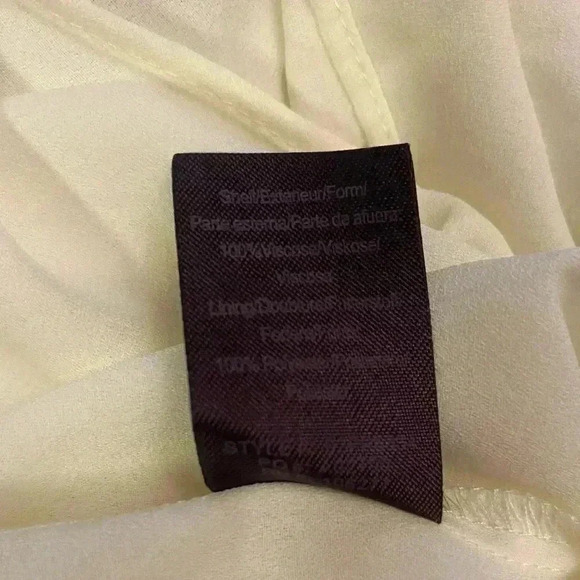 Hale Bob Beautiful Tiered White Floral Dress with Braided Belt Size XS - Picture 9 of 9